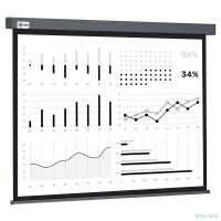 Экран Cactus Wallscreen CS-PSW-180X180-SG,  180х180 см, 1:1,  настенно-потолочный серый