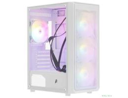 1STPLAYER FD3 White / ATX / 4x120mm LED fans inc. / FD3-WH-4F1-W