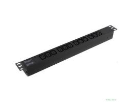 Exegate EX280865RUS Блок розеток ExeGate ServerPro PDU-19H007 Al-12C13-C20, 19",1U,алюм, 12 IEC 320 C13, С20