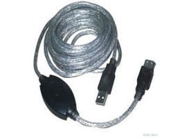 VCOM VUS7049-15M Кабель-адаптер USB2.0-repeater, удлинительный активный <Am-->Af> 15м