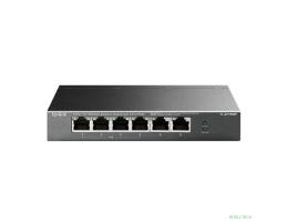 TP-Link TL-SF1006P Настольный коммутатор с 6 портами 10/100 Мбит/с (4 порта PoE+)