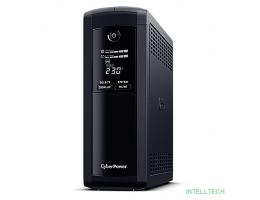 CyberPower VP1200EILCD ИБП {Line-Interactive, Tower, 1200VA/720W USB/RS-232/RJ11/45  (4 + 4 IEC С13)}