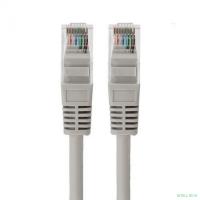 Rexant (18-8002) Шнур коммутационный, патч-корд U/UTP RJ45-RJ45, CAT 5e, LSZH серый, 1м