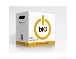 Кабель витая пара Bion BCL-F5451-301 F/UTP, кат.5e, 4x2x0,51мм AWG 24, CCA, одножильный, PE, для внешней прокладки, 305м, черный