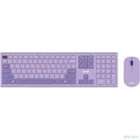 Acer OCC205 [ZL.ACCEE.00D] Комплект (клавиатура+мышь) клав:фиолетовый мышь:фиолетовый USB беспроводная slim 