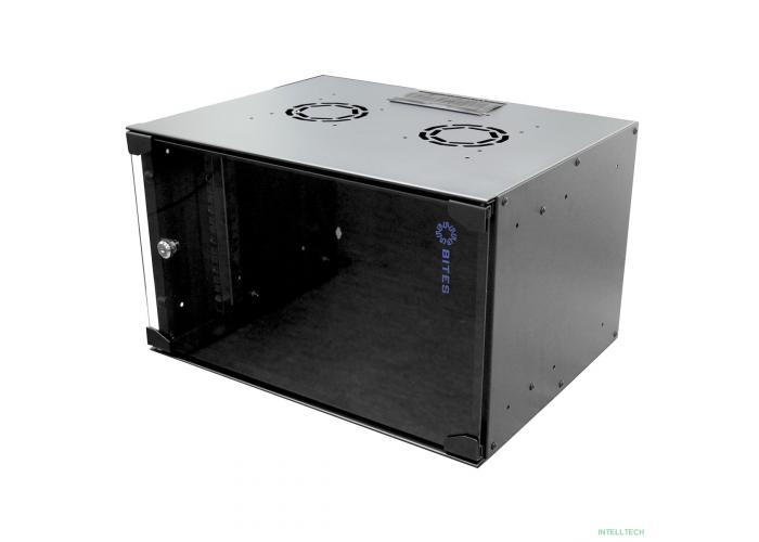 5bites Шкаф телекоммуникационный настенный TC5402-06B 6U / 520*400 / WALL / BLACK