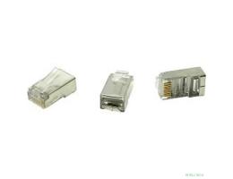 5bites US060A (US006A) Коннектор  RJ-45 8p8c, зол.напыление, экран. (1шт)
