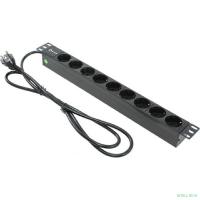 5bites PDU919P-02 Блок розеток 9S / PVC / 1U / 19