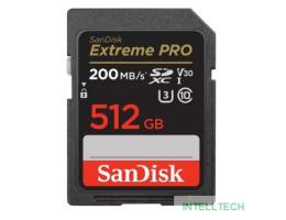 SecureDigital 512GB SanDisk SDXC Extreme Pro UHS-I Class 3 (U3) V30 200/140 MB/s [SDSDXXD-512G-GN4IN]