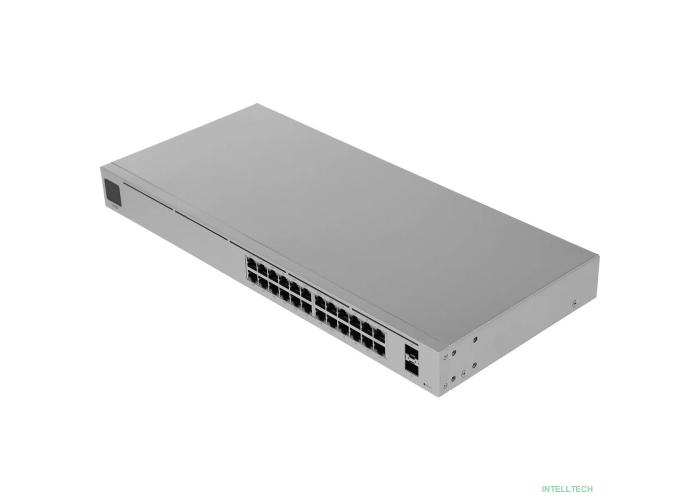 UBIQUITI USW-24-POE PoE-коммутатор в стойку, 24х 1G RJ45, 2х SFP, раздача 95 Вт
