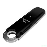 Maxvi USB Drive 32GB P2  32GB black, монолит с колпачком, ABS пластик, USB 2.0
