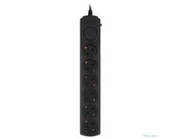 Ippon Сетевой фильтр BK-6-EU-5-10-B, 5м, черный