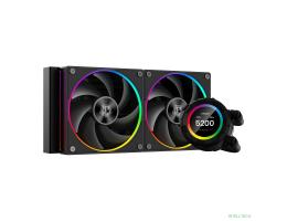 Кулер с водяным охлаждением ID-Cooling SL240, LCD SCREEN /300W /all Intel /all AMD  Ret
