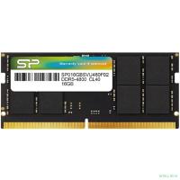 Память DDR5 16GB 4800MHz Silicon Power SP016GBSVU480F02 RTL PC5-38400 CL40 SO-DIMM 262-pin 1.1В kit single rank Ret