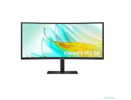 LCD Samsung 34" S34C650UAI ViewFinity S6 черный {VA 3440x1440 100Hz 5ms 21:9 полуматовая 350cd 178/178 DisplayPort USB M/M}