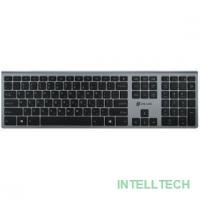 Клавиатура Oklick 890S серый USB беспроводная slim {1196549}