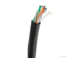 PROconnect (01-0054) Кабель витая пара U/UTP, CAT 5e, PE, 4PR, 24AWG, OUTDOOR, SOLID, черный, 305м