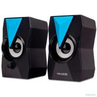 MICROLAB B22 черный {6 Вт RMS, Распределение мощности 3 Вт x2, Гармонические искажения: < 0,5% (1 Вт 1 кГц), Частотная характеристика: 120 Гц - 20 кГц, Соотношение сигнал/шум: > 65 дБ}