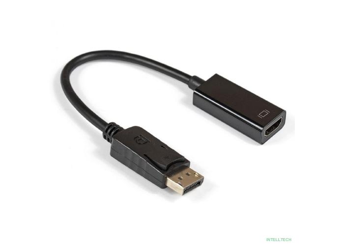Exegate EX284921RUS Кабель-переходник DisplayPort-HDMI ExeGate EX-DPM-HDMIF-0.15 (20M/19F, 0,15м)