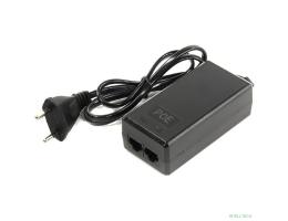 ORIENT SAP-C48POE, PoE инжектор питания 24 Вт, AC 100-240V/ DC 48V, 0.5A, вход: RJ45 LAN 10/100, выход: RJ45 PoE тип B (4/5+,7/8-), совместим с оборудованием PoE IEEE 802.3af, длина кабеля 0.9 м