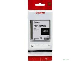 Canon PFI-120MBK 2884C001  Картридж для  TM-200/TM-205/TM-300/TM-305, 130 мл. матовый чёрный   2884C001/2884C002