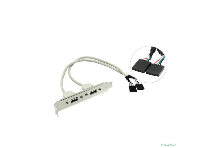 Espada Планка в корпус USB2.0 -2 порта, (EBRCT-2PrtUSB2) (39007)