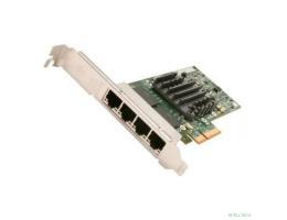 INTEL E1G44HTBLK/HTG1P20 Сетевая карта I340-T4 (PCI Express, 4-Ports, 10/100/1000Base-T, 1000Mbps, Gigabit Ethernet) (904267/904223/904198/891409)