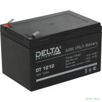 Delta DT 1212 (12 А\ч, 12В) свинцово- кислотный аккумулятор  