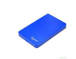 Gembird EE2-U2S-40P-B Внешний корпус 2.5" Gembird EE2-U2S-40P-B, синий, USB 2.0, SATA, пластик
