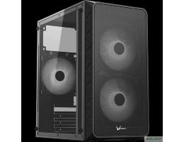 Formula Air Mesh G4 Black (mATX, Acryl, 2xUSB, 1x12cm fan. 1x3.5" HDD, 2x2.5" SSD)