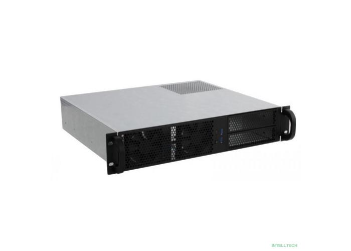 Procase RM238-B-0 Корпус 2U Rack server case, черный, без блока питания(PS/2,mini-redundant), глубина 380мм, MB 9.6