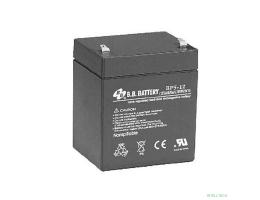 B.B. Battery АКБ BP 5-12 (12V 5Ah  ДхШхВ 90х70х106 мм, масса 1,8 кг) клеммы F2 B.B. Battery АКБ BP 5-12 (12V 5Ah  ДхШхВ 90х70х106 мм, масса 1,8 кг) клеммы F2