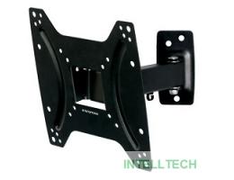 Kromax OPTIMA-203 black {Кронштейн для LED/LCD телевизоров 15"-42", max 25 кг, настенный, 3 ст свободы, наклон +5°-12°, поворот ±90°, от стены 68.5-225 мм, max VESA 200x200 мм} 