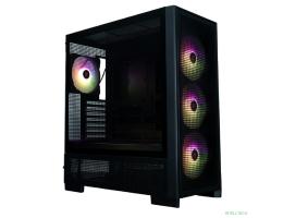 XASTRA Корпус  A700  7ARGB-C10-UC Black ATX/Mesh/ 1x360mm+4x140mm ARGB PWM fans / Argb+PWM HUB 10port/Type-C / A700-1FA36A-4FL14A-C10-UC