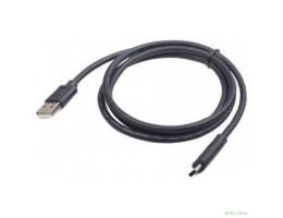 Cablexpert CCP-USB2-AMCM-1M Кабель USB AM/USB Type-C, 1 м, черный