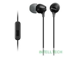 Sony MDR-EX15AP черный {Наушники с гарнитурой} [MDREX15APB.CE7]