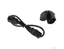 Exegate EP280619RUS Кабель монитор - компьютер (UPS->устройство) ExeGate Power EC-0,5P (IEC 320 С13->С14) VDE-250V-3*0.5mm2-медь, черный, 0.5м.