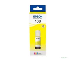 EPSON C13T00R440  Контейнер 106 с желтыми чернилами для L7160/7180, 70 мл.