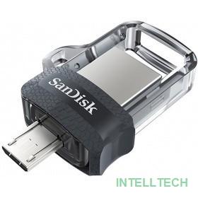 SanDisk USB Drive 256Gb Ultra Dual Drive m3.0 Grey & Silver SDDD3-256G-G46