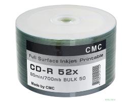 Диски CMC CD-R 80 52x Bulk/50 Full Ink Print (141144) Диски CMC CD-R 80 52x Bulk/50 Full Ink Print (141144)