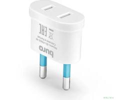 Адаптер-переходник Buro BU-PA02-W (1 розетка) белый (пакет ПЭ) {переходник для Apple US LL/a}