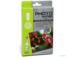 Cactus CS-GA618050 Бумага A6/180г/м2/50л./белый, глянцевое для струйной печати