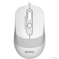 Мышь компьютерная A4Tech Fstyler FM10S белый/серый 1600dpi/USB/4but