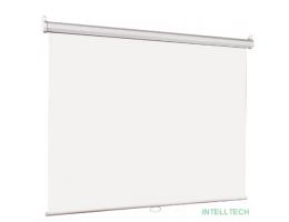 Lumien Eco Picture [LEP-100107] Настенный экран  153х153см (рабочая область 147х147 см) Matte White восьмигранный корпус, возможность потолочн./настенного крепления, уровень в комплекте, 1:1 (треуголь