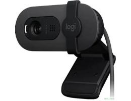 Камера Web Logitech HD Webcam Brio 90 графитовый 2Mpix (1920x1080) USB Type-C с микрофоном (960-001581)