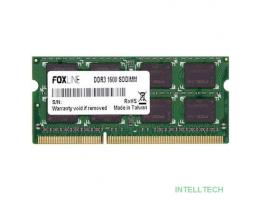 Foxline DDR3 SODIMM 8GB FL1600D3S11-8G (PC3-12800, 1600MHz) Foxline DDR3 SODIMM 8GB FL1600D3S11-8G (PC3-12800, 1600MHz)