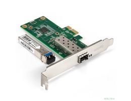 Exegate EX298936RUS Комплект: Сетевой адаптер SFP ExeGate EXE-i210-F1 + Трансивер Single-Mode до 20км EXT-1G-SM1310-LC2-20KM (EX296228RUS: PCI-E x1 v2.0, порты 1x SFP (10/100/1000Mb/s), Gigabit Server