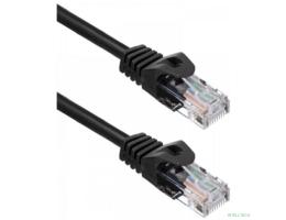 Кабель ACD Патч-корд ACD-LPU5C-10M |ACD-LPU5C-10M| Cat5e UTP 24AWG 4Pair, 7/0.18мм CU Черный, 10м, (741838) 