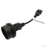 Powercom SCUT IEC-320 C14 to Socket Type-F 250V 10A {504291} 