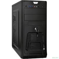 Exegate EX283218RUS Корпус Miditower ExeGate CP-603UB Black, ATX, <CP500W, 80mm>, 2*USB+2*USB3.0, Audio, замок блокировки кнопки питания